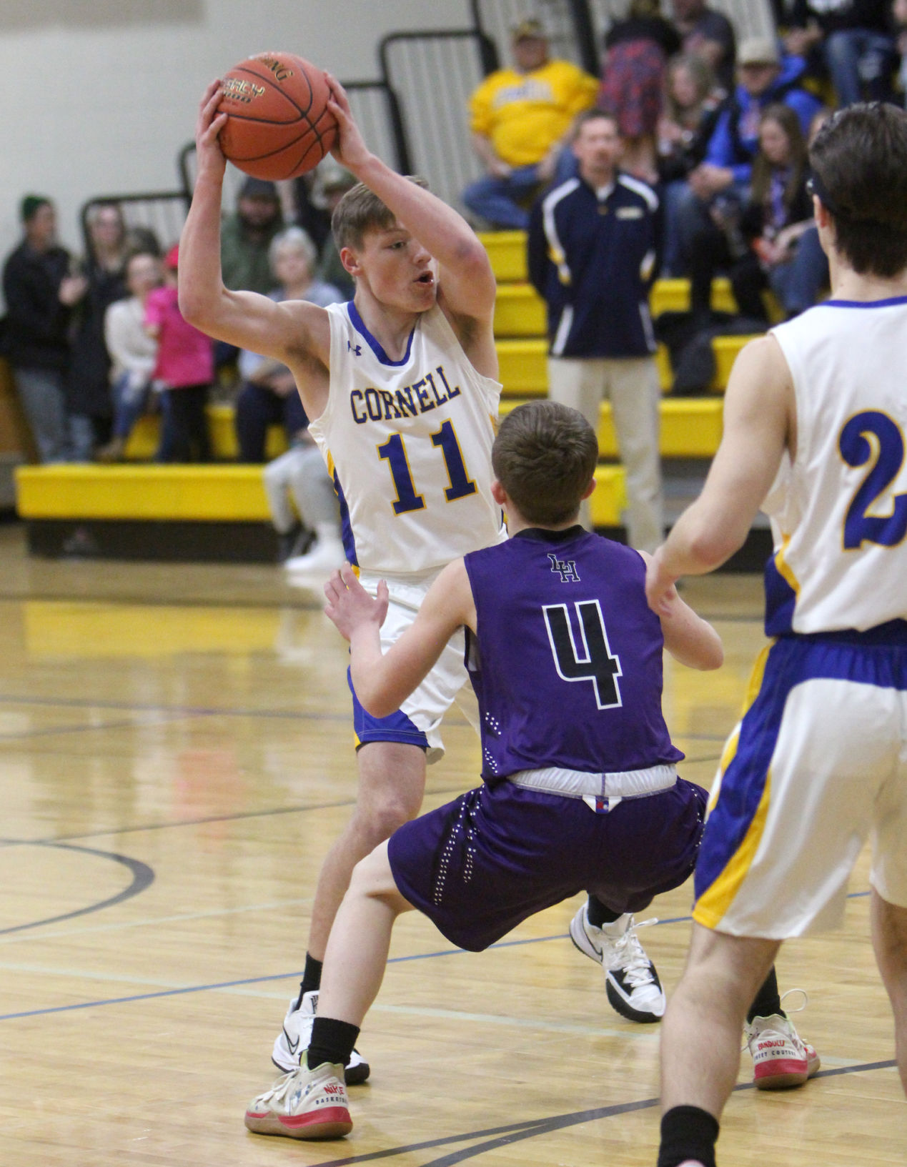 Lake Holcombe at Cornell boys basketball 1-14-22